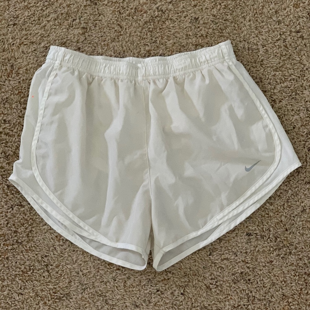 White Nike Athletic Shorts